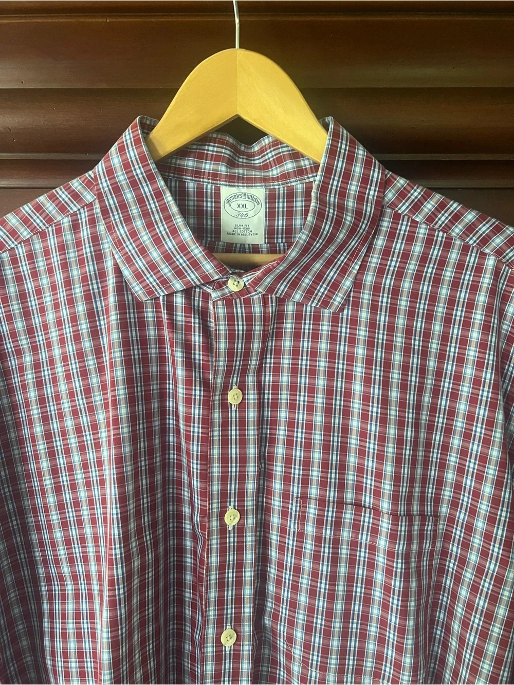 Brooks Brothers Plaid Button-Down Size XXL